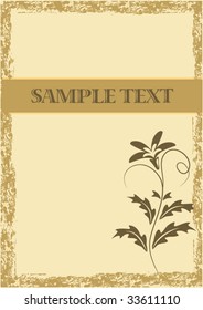 Abstract background in retro style