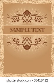  Abstract background in retro style.