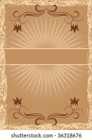 Abstract background in retro style.