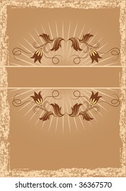 Abstract background in retro style.