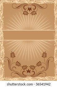 Abstract background in retro style.