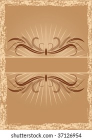 Abstract background in retro style.