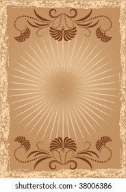 Abstract background in retro style.