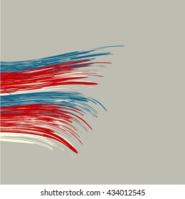 Abstract background in retro style and american flag colors.  4th of july style. For brochure, flyer, poster, or banner.