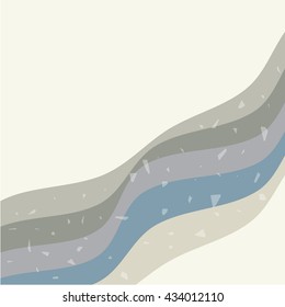 Abstract background in retro style with blank space for text. Editable vector illustration.
