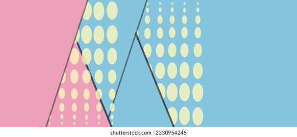 Fondo abstracto en los colores de estilo retro. Banner con modernos gráficos futuristas y espacio para copiar. Ilustración vectorial.