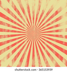 Abstract background in retro style with halftone grunge effect