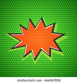 Abstract background in retro style. The pattern of dots and semitones.