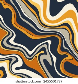 Abstract background with a retro styled swirl pattern design