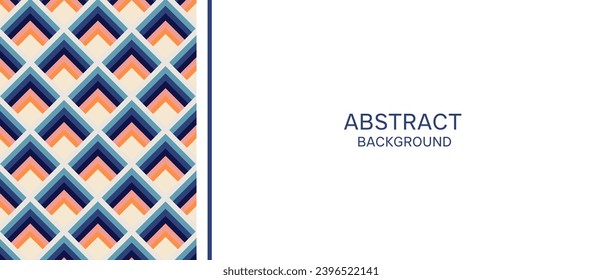 Abstract background in retro style.Modern design with geometric shapes in beige,pink,blue colors.Creative illustration for invitations,cards,web design,banner,business cards.Vector illustration