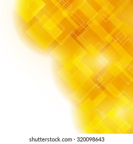 abstract background with rhombus in autumn colors