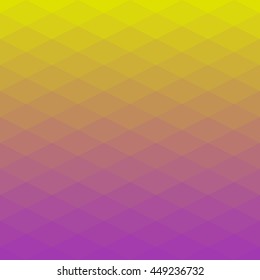 Abstract background of rhombus. Geometry triangle, mosaic illustration with gradient colors.