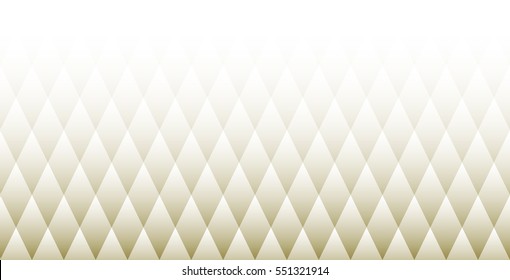 Abstract background with rhombuses. Geometric pattern. Texture. Gradient. White and yellow colors. Rhombus. Vector vinous repeating texture.