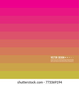Abstract background with rhythmic rectangular horizontal stripes. Transition and gradation of color.
