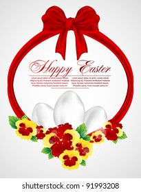 abstract background with ribbon