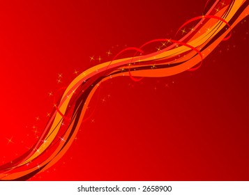 Abstract background with ribbon, element for design, vector illustration