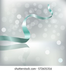 Abstract background with ribbon. Vector stock.