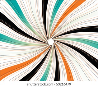 Abstract background ribbons illustration design