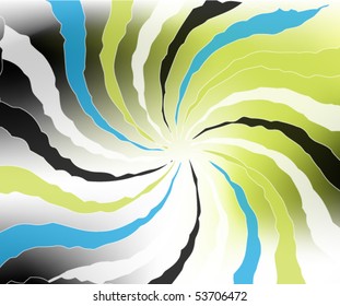 Abstract background ribbons illustration design