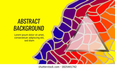 Abstract Background - Ricefields Illustration with Gradation Colors are equipped with up button
