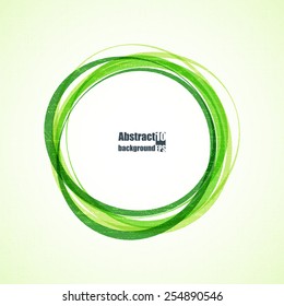 Abstract background with rings. Eps10 Vector illustration