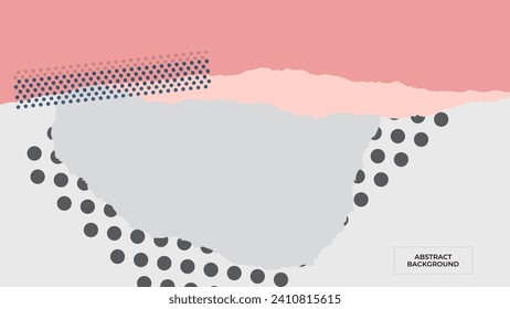 ABSTRACT BACKGROUND WITH RIPPED PAPER PASTEL FLAT COLOR VECTOR DESIGN TEMPLATE FOR WALLPAPER, COVER DESIGN, HOMEPAGE DESIGN