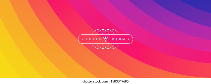 Fondo abstracto con efecto de onda y gradientes. Ondas sonoras. Ilustración vectorial para promociones o presentaciones.