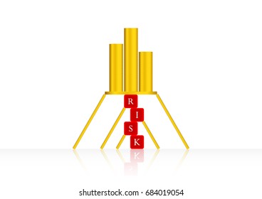Abstract Background Risk management Or Risk reduction; Investment Concept