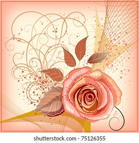 Abstract background with rose brown colors
