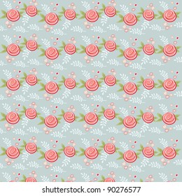 Abstract background with roses
