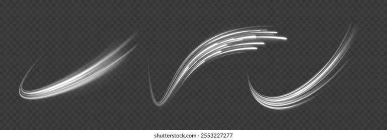 Linhas de borda rotativas de plano de fundo abstratas. Listras de néon na forma de broca, voltas e redemoinho. Plano de fundo direito, velocidade, ondulado, redemoinho, curva, velocidade, vetor.