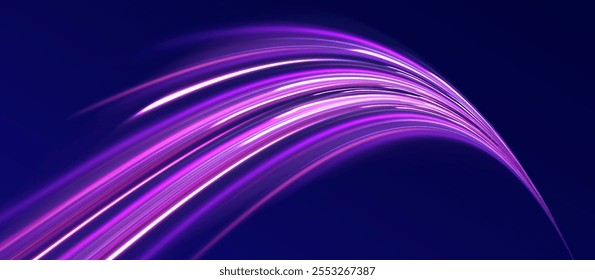 Abstract background rotational border lines. Neon stripes in the form of drill, turns and swirl. Iight background, speed, wavy, swirl,curve,speedy,vector.