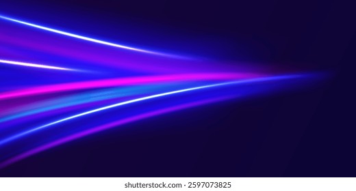 Abstract background rotational border lines. Neon stripes in the form of drill, turns and swirl. Iight background, speed, wavy, swirl,curve,speedy,vector.
