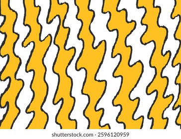 Abstract background with rough curly lines pattern