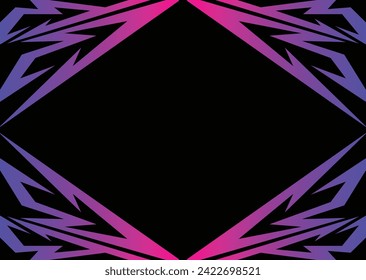 Abstract background with rough and jagged lines pattern and with some copy space area	
