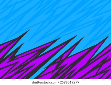 Abstract background with rough and jagged lines pattern and with some copy space area