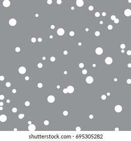 Abstract background. Round balls, or like snow.