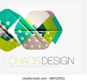 Fondo abstracto con formas redondeadas de color y efectos de luz. Ilustración del vector