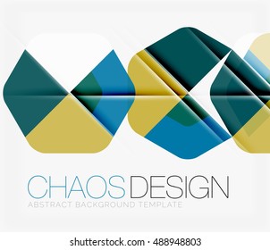 Abstract background with round color shapes and light effects. Vector illustration