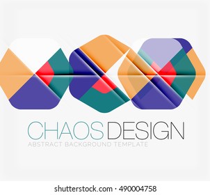 Fondo abstracto con formas redondeadas de color y efectos de luz. Ilustración del vector