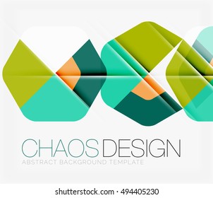 Fondo abstracto con formas redondeadas de color y efectos de luz. Ilustración del vector