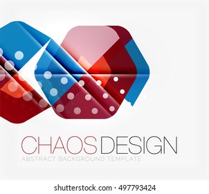 Fondo abstracto con formas redondeadas de color y efectos de luz. Ilustración del vector