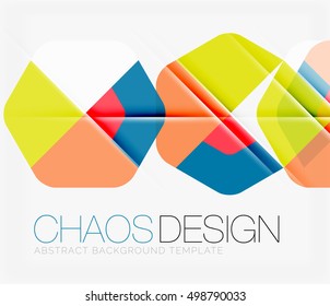 Fondo abstracto con formas redondeadas de color y efectos de luz. Ilustración del vector
