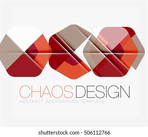 Abstract background with round color shapes and light effects. Vector illustration