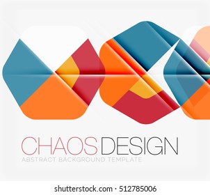 Fondo abstracto con formas redondeadas de color y efectos de luz. Ilustración del vector