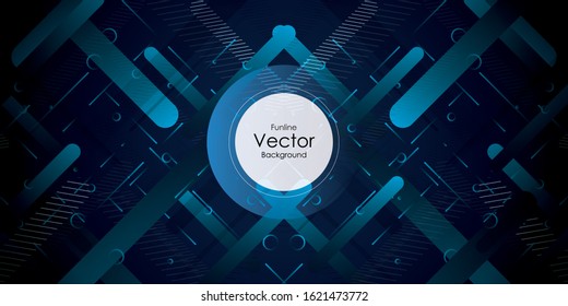 Abstract Background with round corner Lines