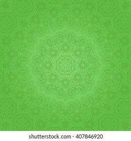 Abstract background with round ornament. Vector art