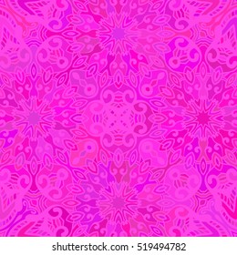 Abstract background, Round ornamental texture magenta color