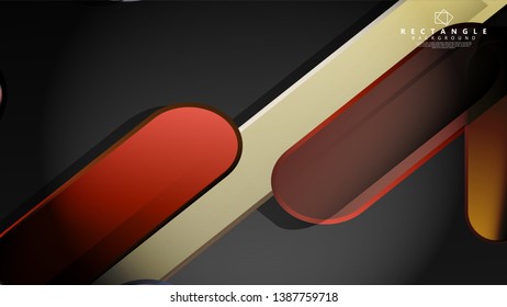 Abstract background Round rectangle in brick and stone colors