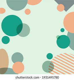 abstract background with round shape ornament. suitable for quotes template